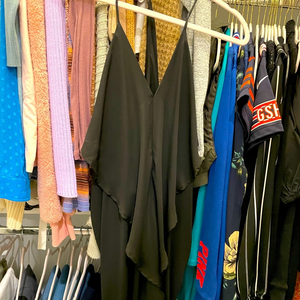 Black, flow dress